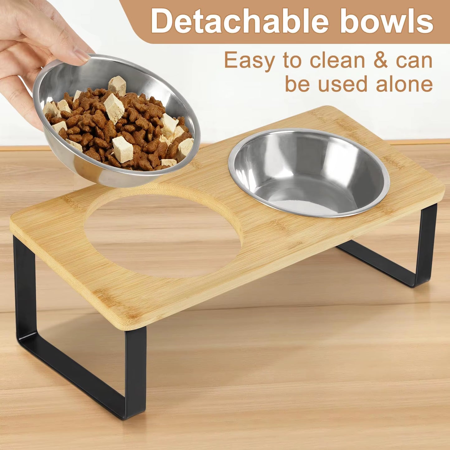 cat bowl raised