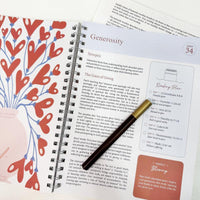 A Bible Study in One Year - 52-Week Study, a 365-Day Spiritual Journey with Daily Prayer and Notes, Ideal Faith Gift for Men and Women – Christian Workbook Journal Personalize Bible