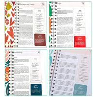 A Bible Study in One Year - 52-Week Study, a 365-Day Spiritual Journey with Daily Prayer and Notes, Ideal Faith Gift for Men and Women – Christian Workbook Journal Personalize Bible